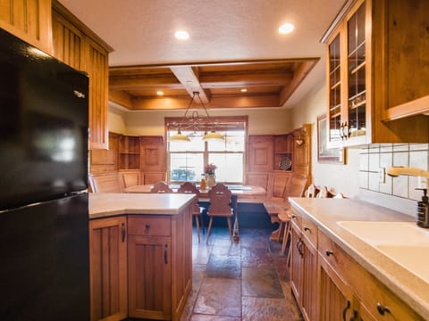 View from the back of the kitchen