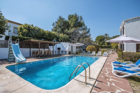 Terrace and pool