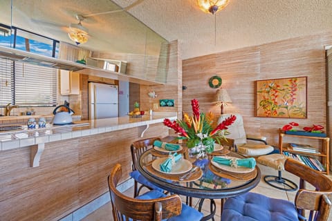 Dining table where meals and memories are created.