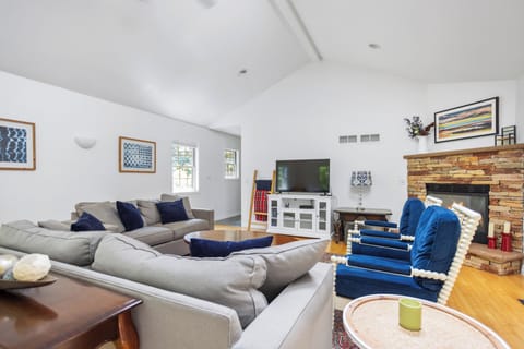 Cozy seating for everyone, perfect for a movie night