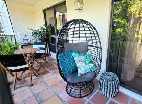 Grab a book, and curl up on the Patio