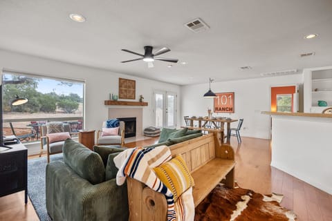 Great room with plenty of natural light