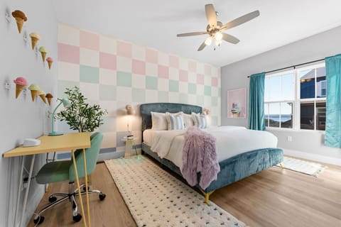 Sleep the night away in this main level bedroom with an ensuite bathroom.