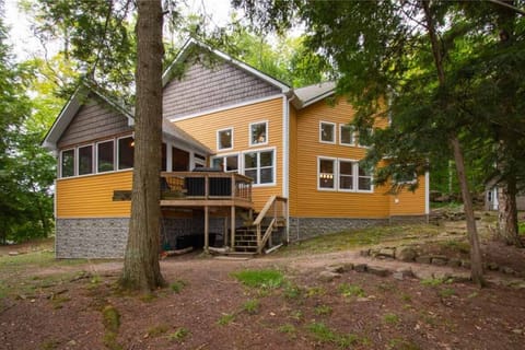 Sitting area outside the cottage