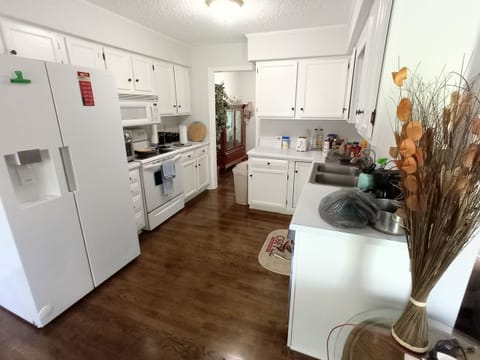 kitchen w/ filtered (reverse osmosis water) 