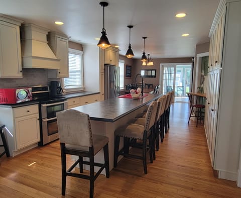 Large Kitchen and Dining Area.