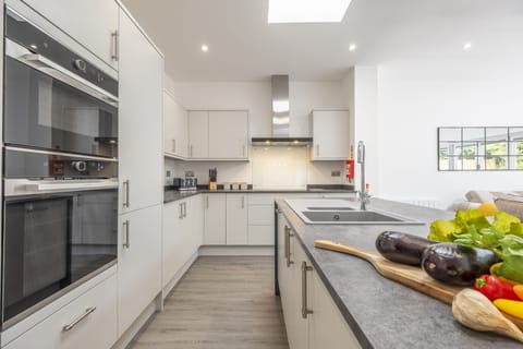 Ground floor: A smart fitted kitchen