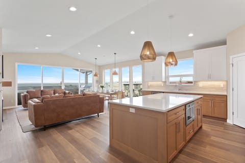 North unit, living/dining space