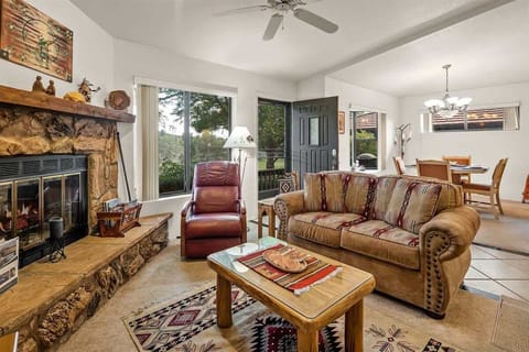 Cozy Southwest Living and Dining Room