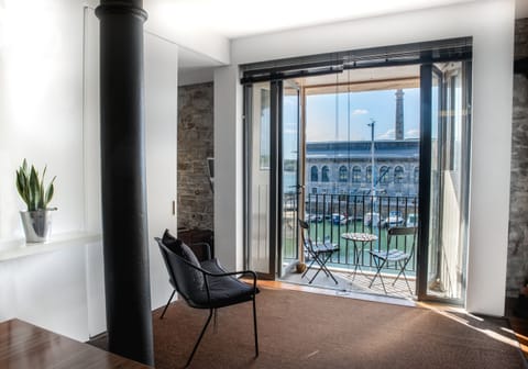 Sunny balcony with Marina and River Tamar view