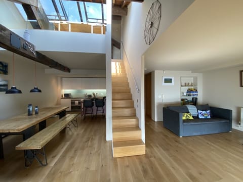 Living Space and Kitchen