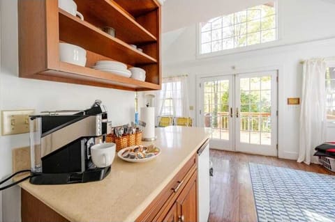 Enjoy a home-cooked meal in this stylish kitchen