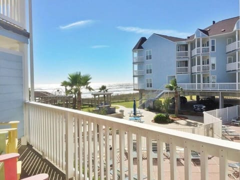 View of the ocean from private balcony