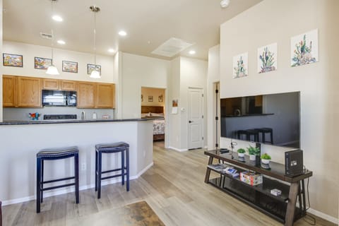 Living Room | Sleeper Sofa | Smart TV | Board Games | Books