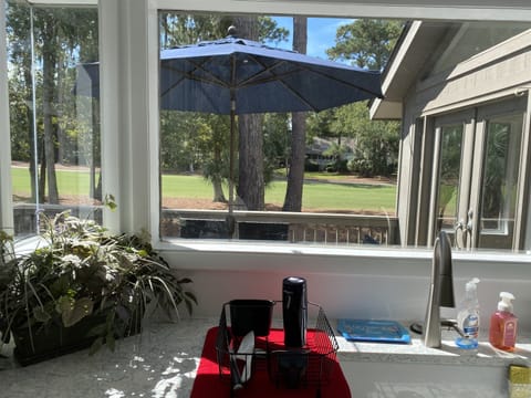 View from kitchen sink