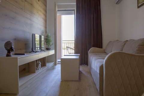 Living room is full of bright and fresh air from the mountains