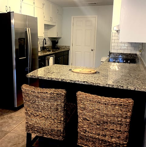 Refrigerator with ice & water in door. 