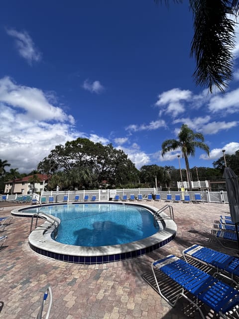 Heated community pool.