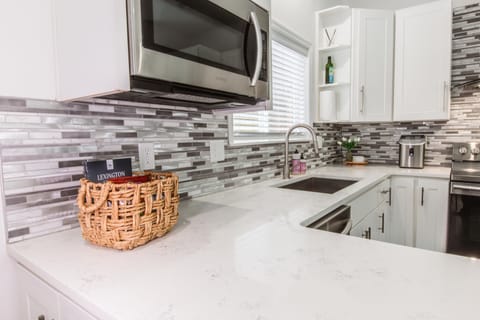 Kitchen: Microwave, Dishwasher, Sink, & Ice Maker 