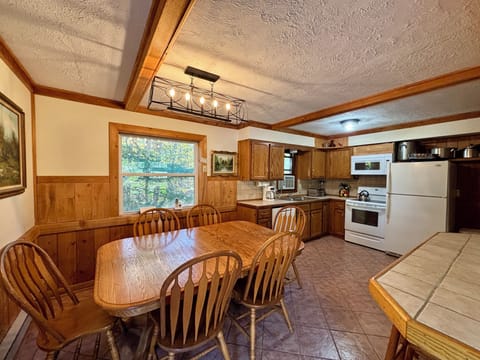 Additional views of second floor kitchen & dining.