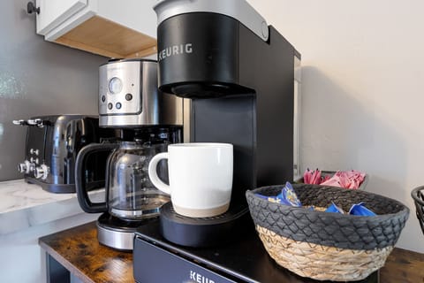 Enjoy a freshly brewed coffee just the way you like it