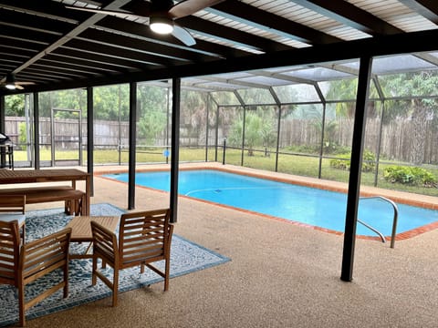 Pool/Lanai with sliding doors