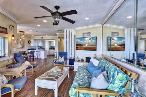 Living Room Area with Large TV