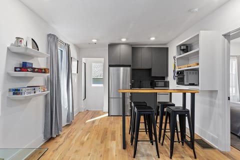 Kitchen and seating area 