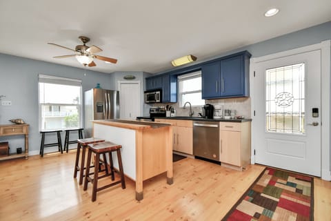 Freshly updated kitchen