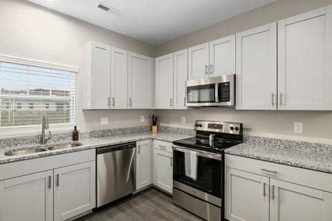 Modern Kitchen Area In Unit 1