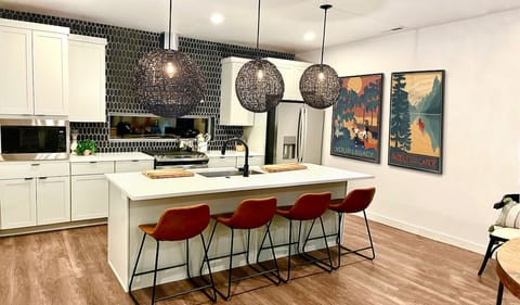 Gourmet kitchen with everything you need to make a gourmet meal.