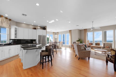 Spacious living spaces