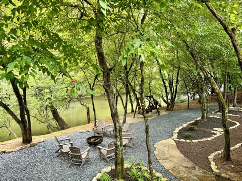 Your view from the covered deck!