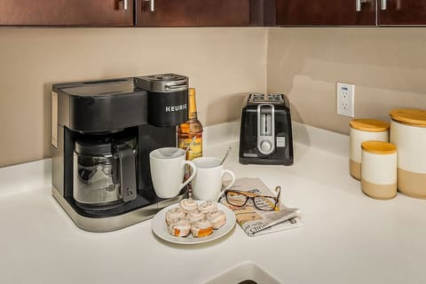 Enjoy your favorite cup of Joe at this coffee station