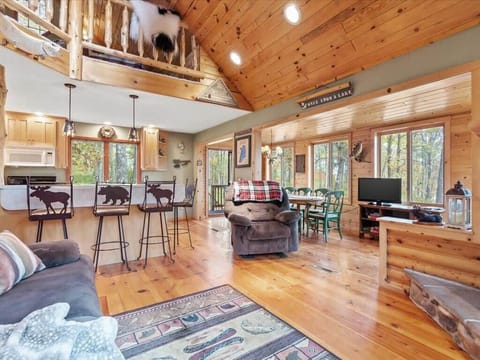 Open Living Room and Dining