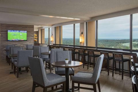Relax with panoramic views from the elevated indoor lounge.