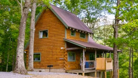 Architecture, Building, House, Cabin, Log Cabin