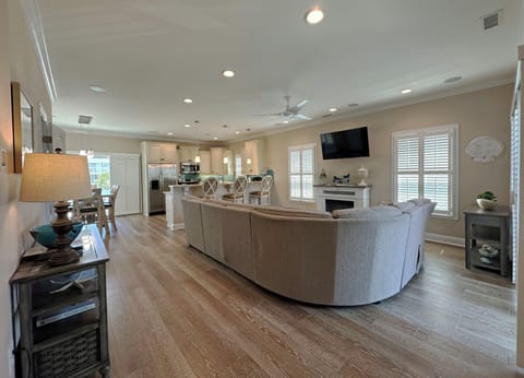 Relaxing open living space.