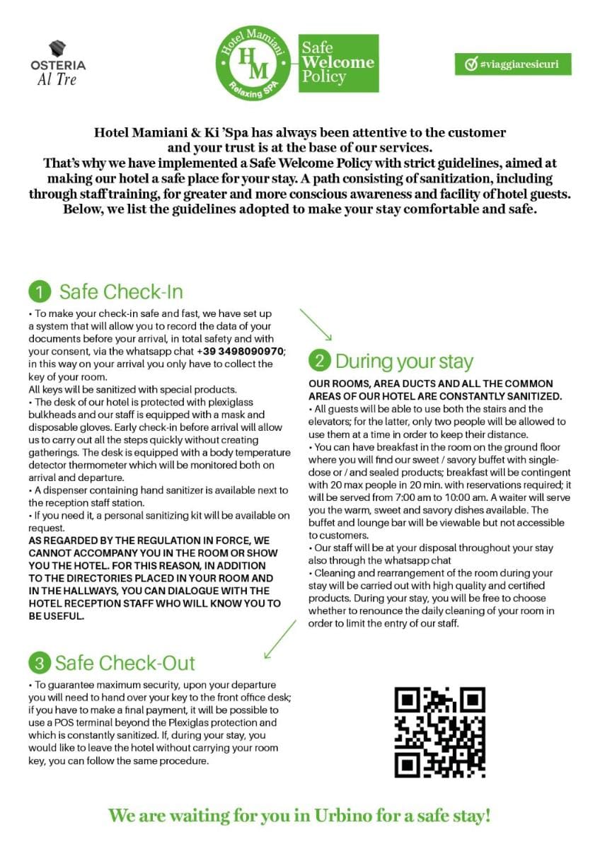 Hotel Mamiani & Kì-Spa Urbino Hotel in Urbino