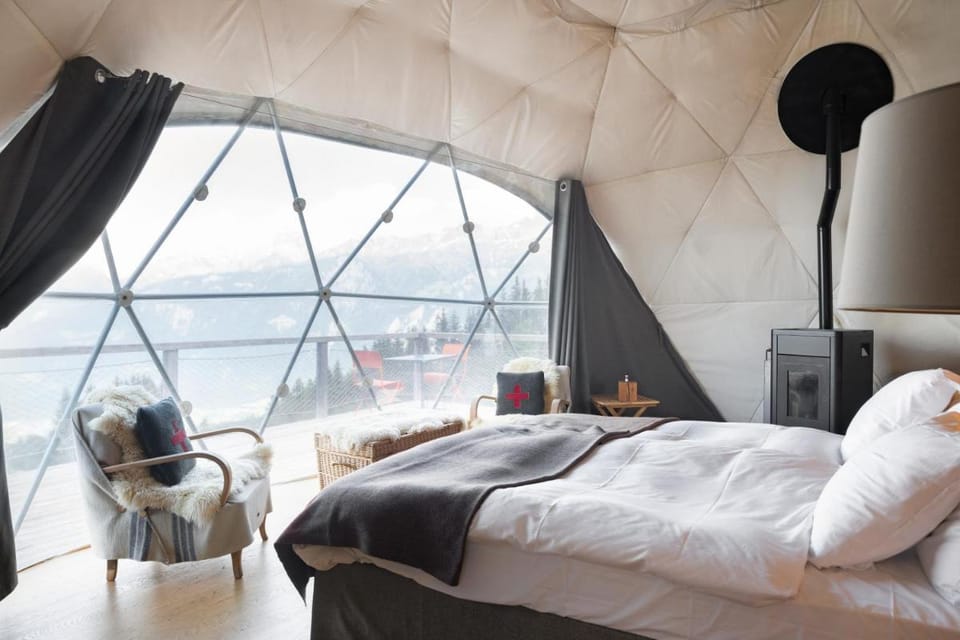 Whitepod Original Hotel in Haute-Savoie