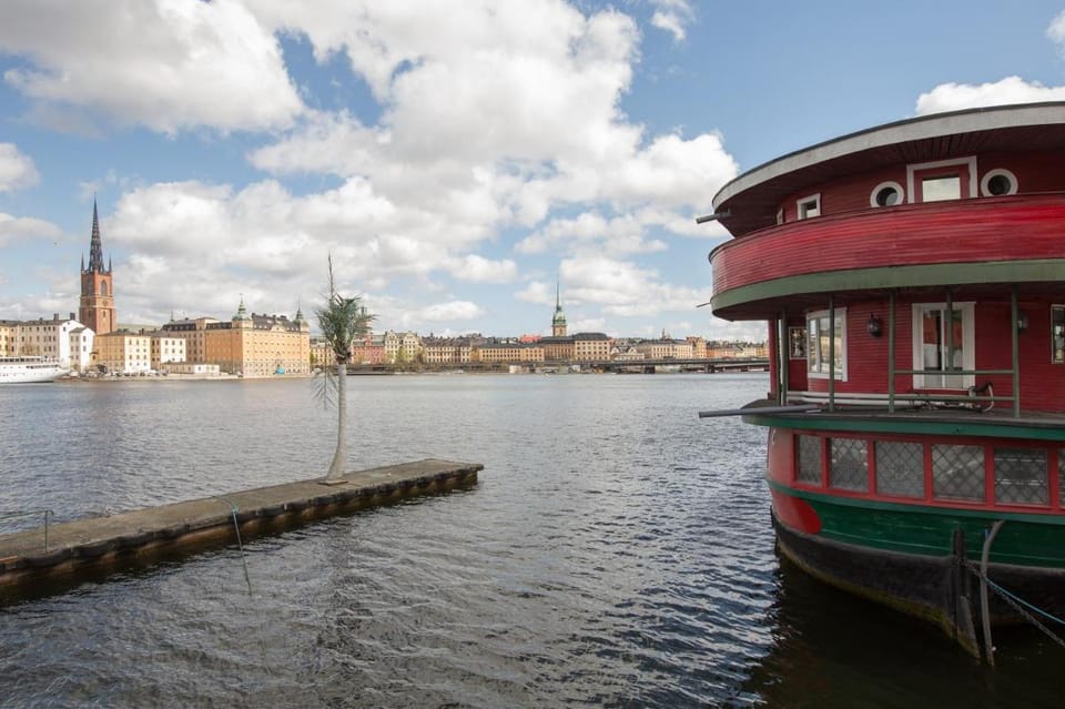 Den Röda Båten Docked boat in Stockholm
