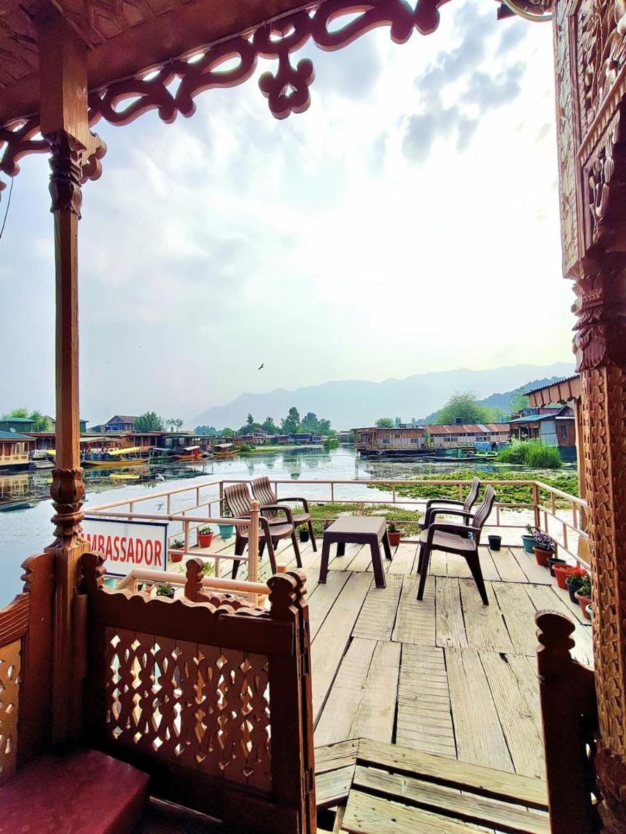 Houseboat Ambassador Docked boat in India
