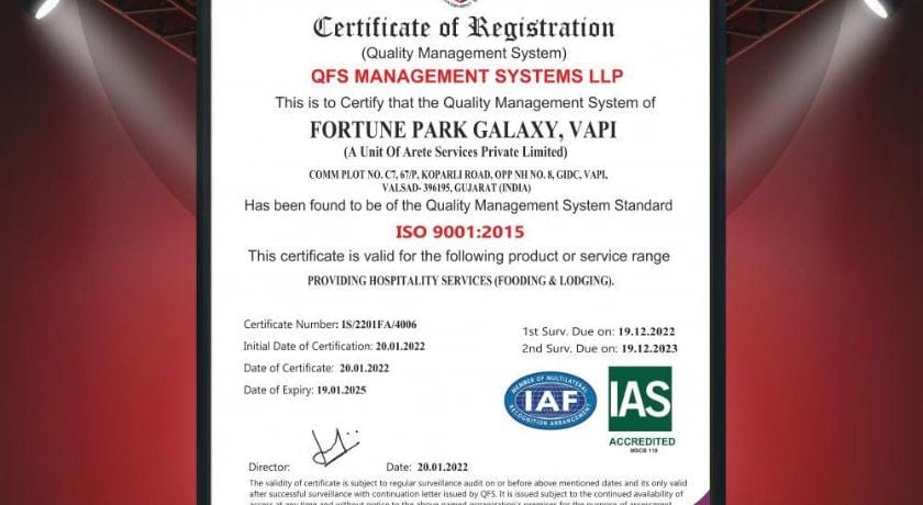 Fortune Park Galaxy, Vapi -  Member ITC Hotels' Group Hotel in Gujarat