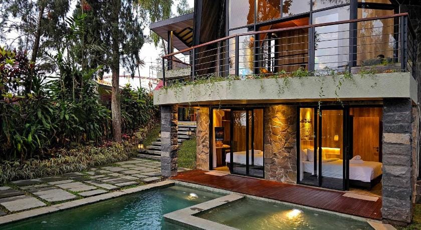 The Batu Villas Hotel in Batu