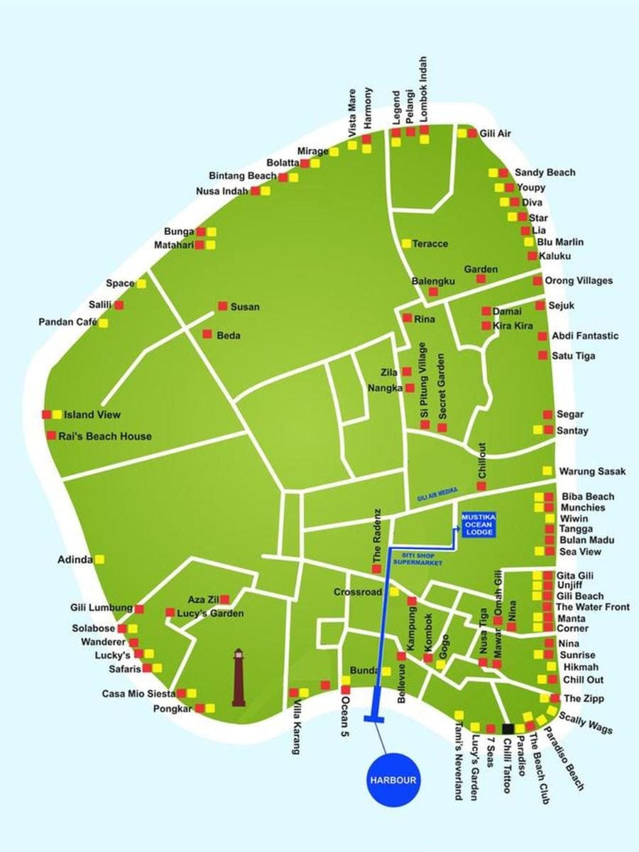 Mustika Ocean Lodge Campground/ 
RV Resort in Pemenang