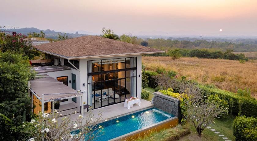 The Private Pool Villas at Civilai Hill Khao Yai Resort in Laos