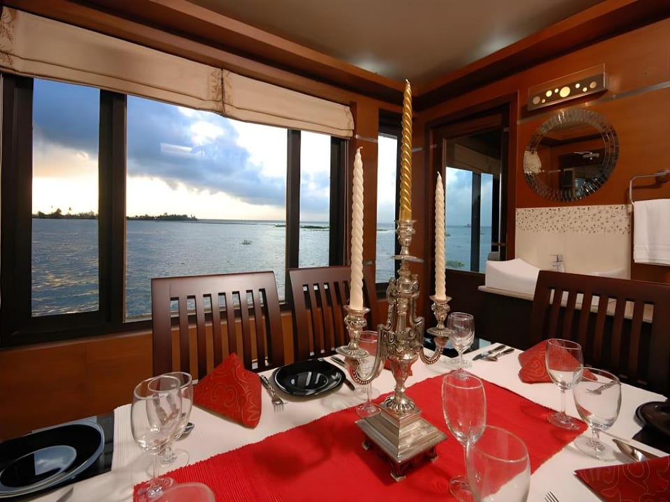 Spice Route Luxury Cruises Docked boat in Alappuzha