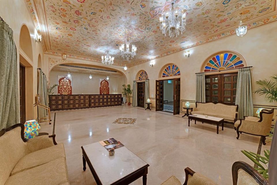 The JaiBagh Palace Hotel in Rajasthan
