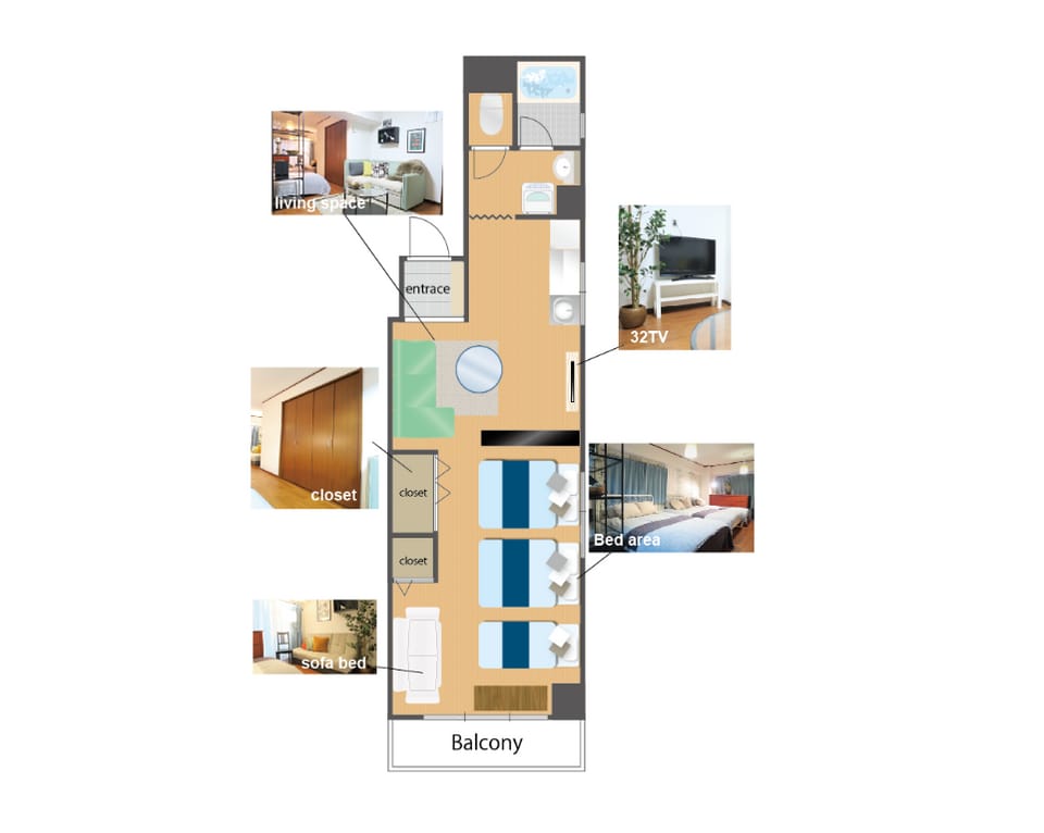4 Way Access Tanimachi Casa Central 1 Apartment in Osaka