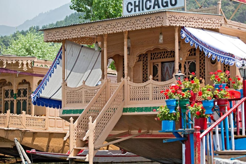 Chicago Group of Houseboats Docked boat in India